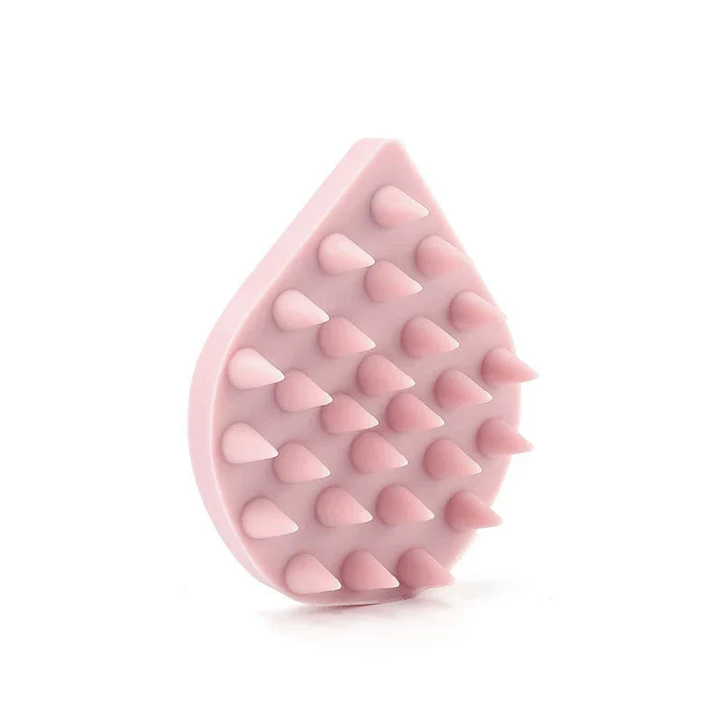 Silicone Scalp Massager Shampoo Brush Hair Scrubber