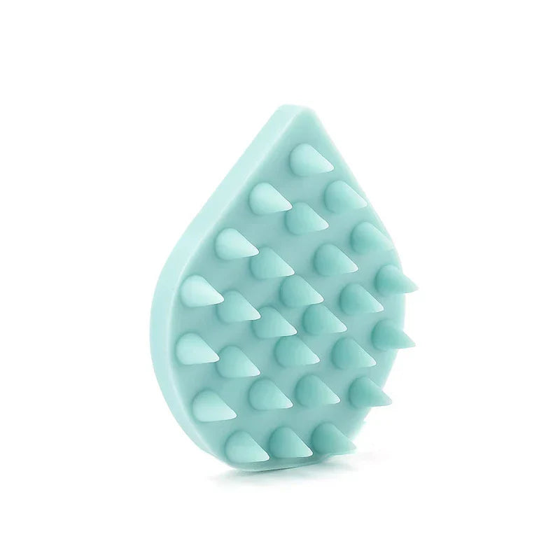Silicone Scalp Massager Shampoo Brush Hair Scrubber