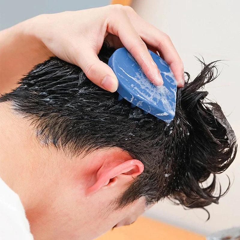 Silicone Scalp Massager Shampoo Brush Hair Scrubber