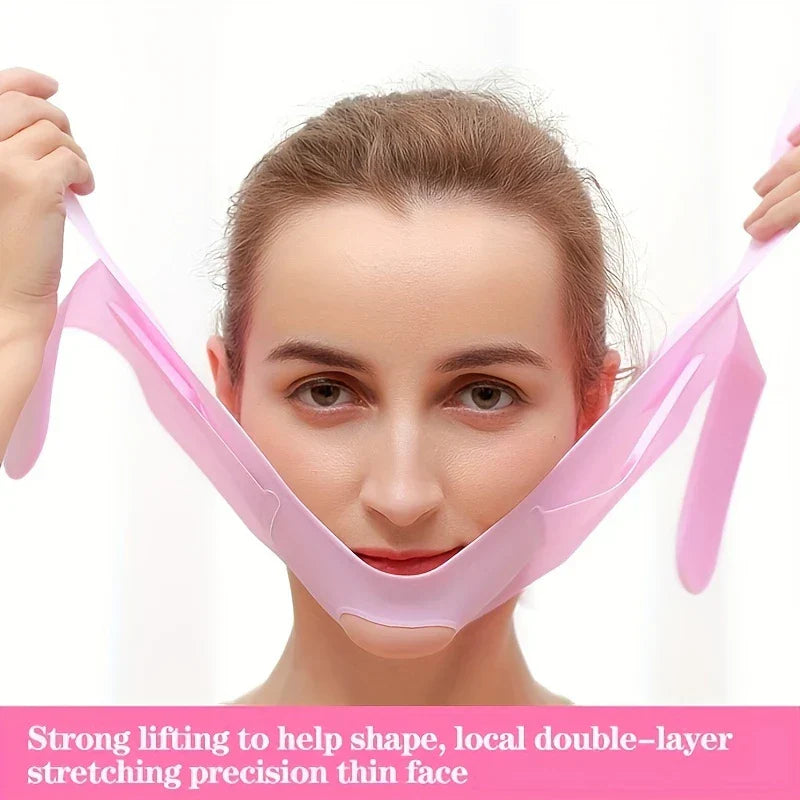 Silicone V-Line Face Lifting Slimming Strap
