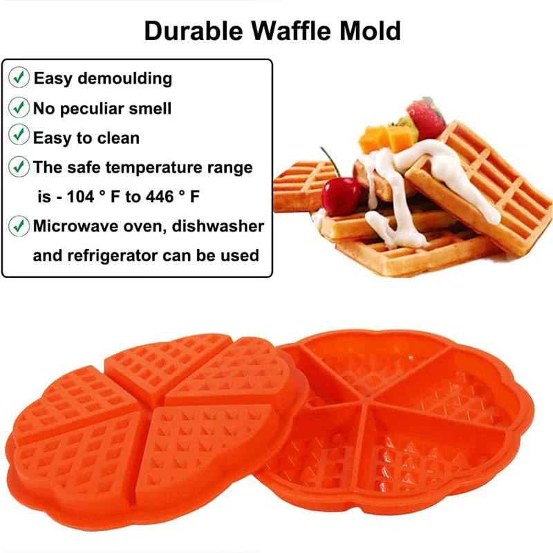 Silicone Waffle Cookie Baking Mold Pan