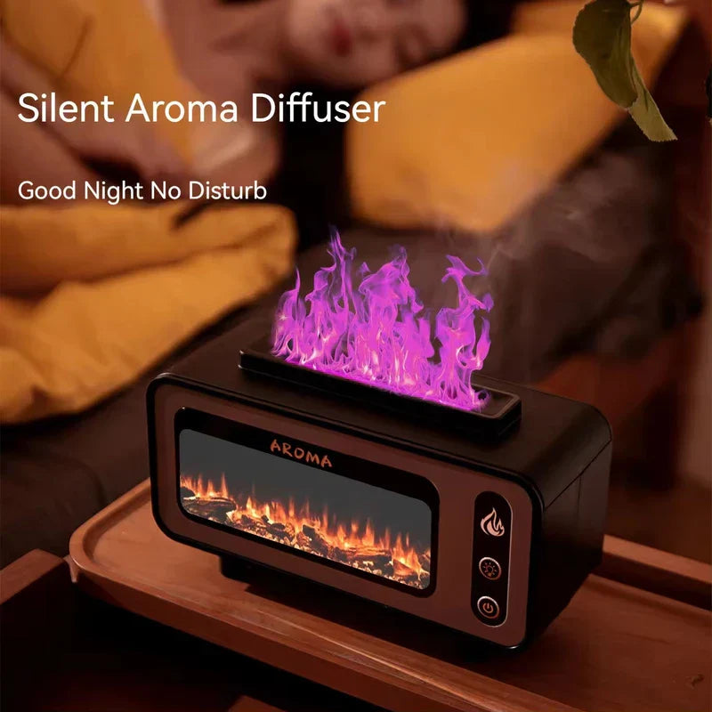 Simulation Flame Aroma Diffuser Humidifier