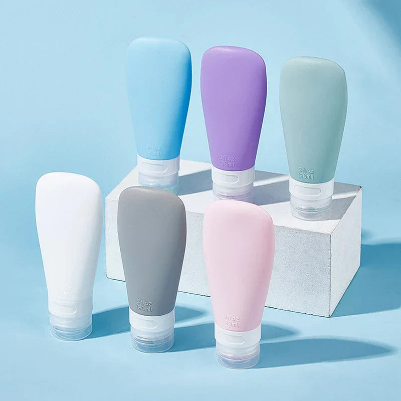 Single Refillable Travel Toiletry Bottle Container