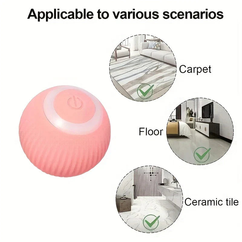 Smart Interactive Rolling Pet Ball Toy