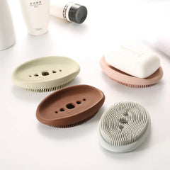 Soap Dispensing Dish Scrubber Brush