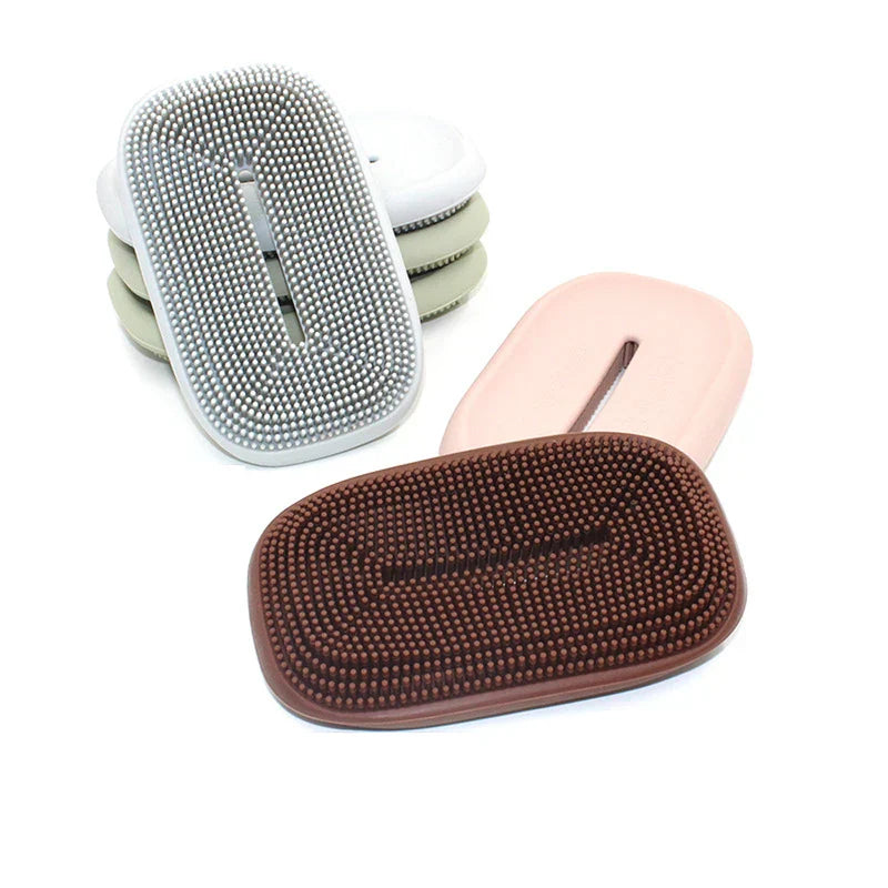 Soap Dispensing Dish Scrubber Brush