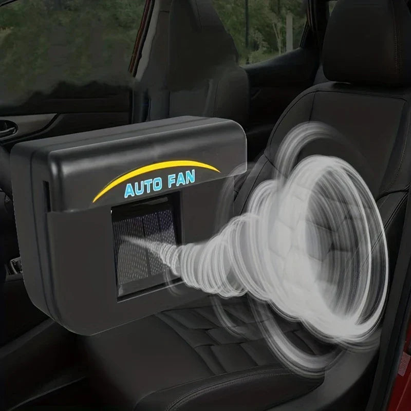 Solar Powered Car Window Ventilator Fan