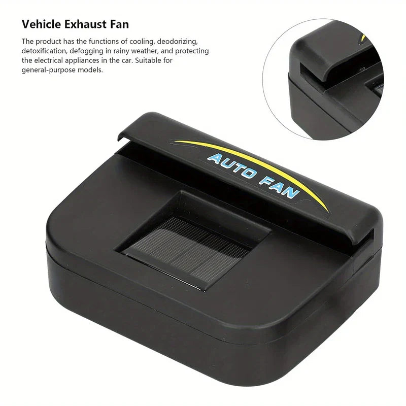 Solar Powered Car Window Ventilator Fan