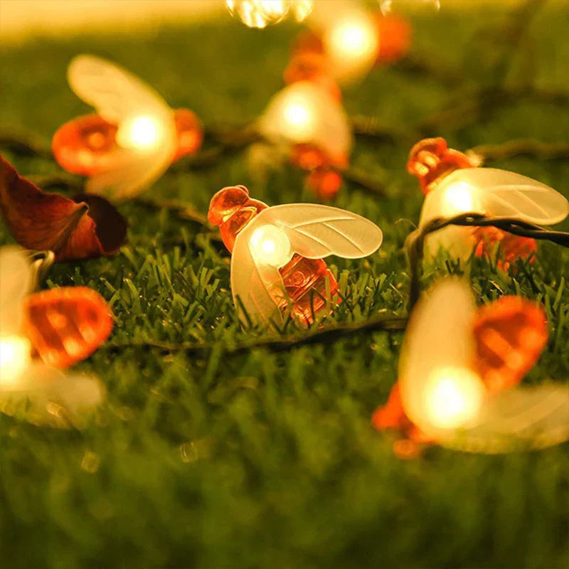 Solar Powered Outdoor String Lights