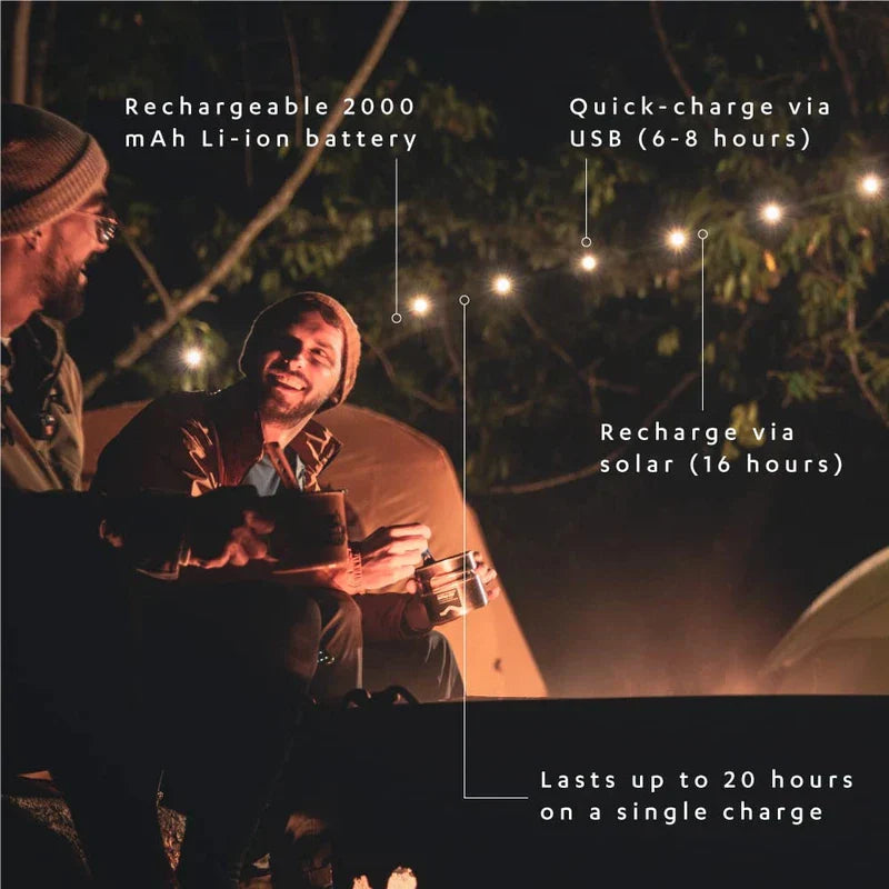 Solar Rechargeable Led Camping Lantern