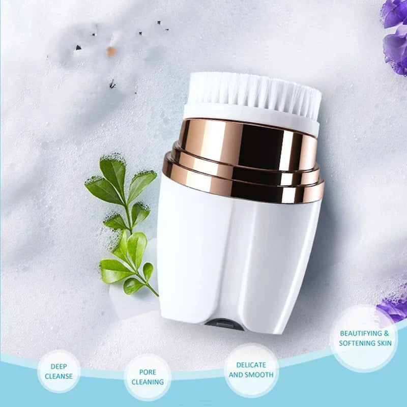 Sonic Facial Cleansing Brush Scrubber Tool