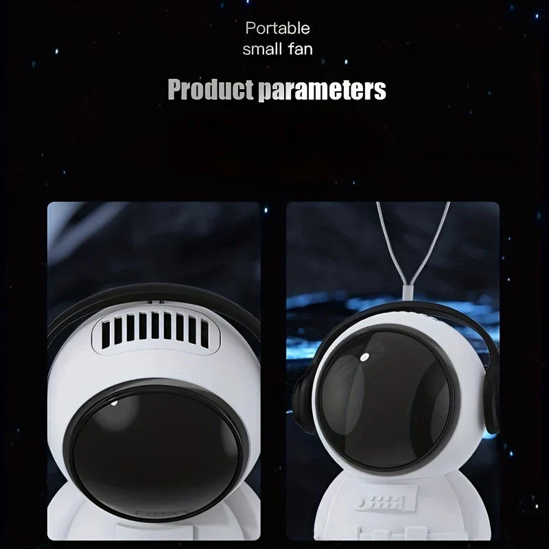 Spaceman Portable Neck Fan USB Handheld