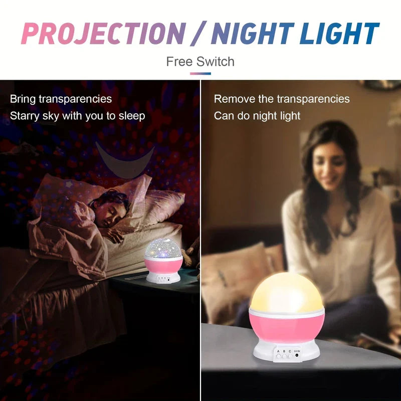 Sphere Galaxy Projector Star Night Light