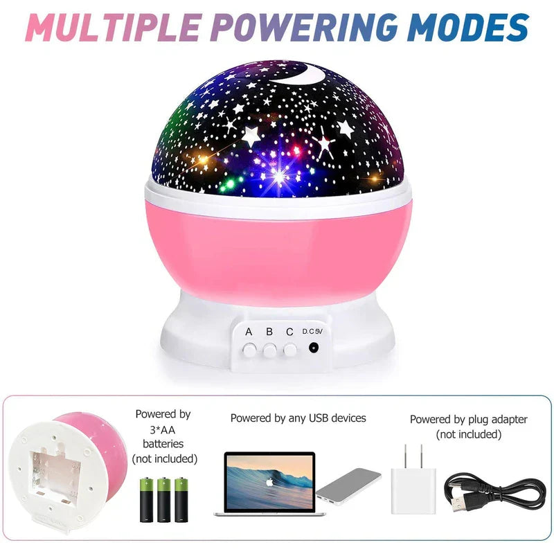 Sphere Galaxy Projector Star Night Light