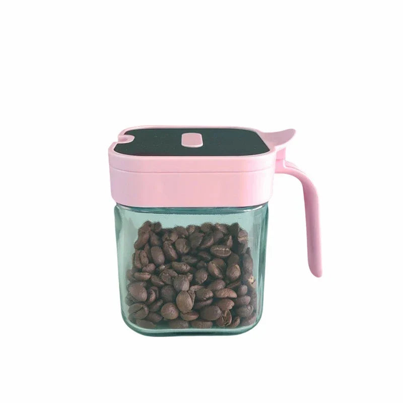 Spice Jar Container With Stainless Steel Lid