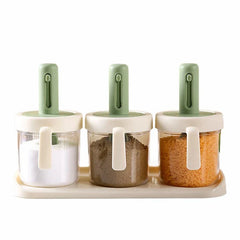 Spice Jar Seasoning Container Set Of 3