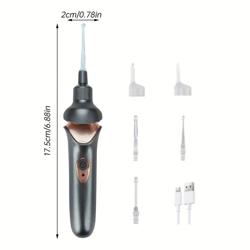 Spiral Silicone Ear Wax Removal Tool Kit