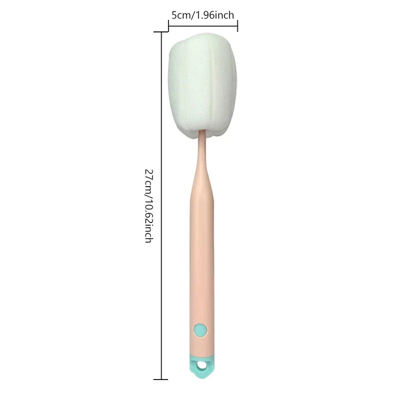 Sponge Bottle Cleaning Brush Wand