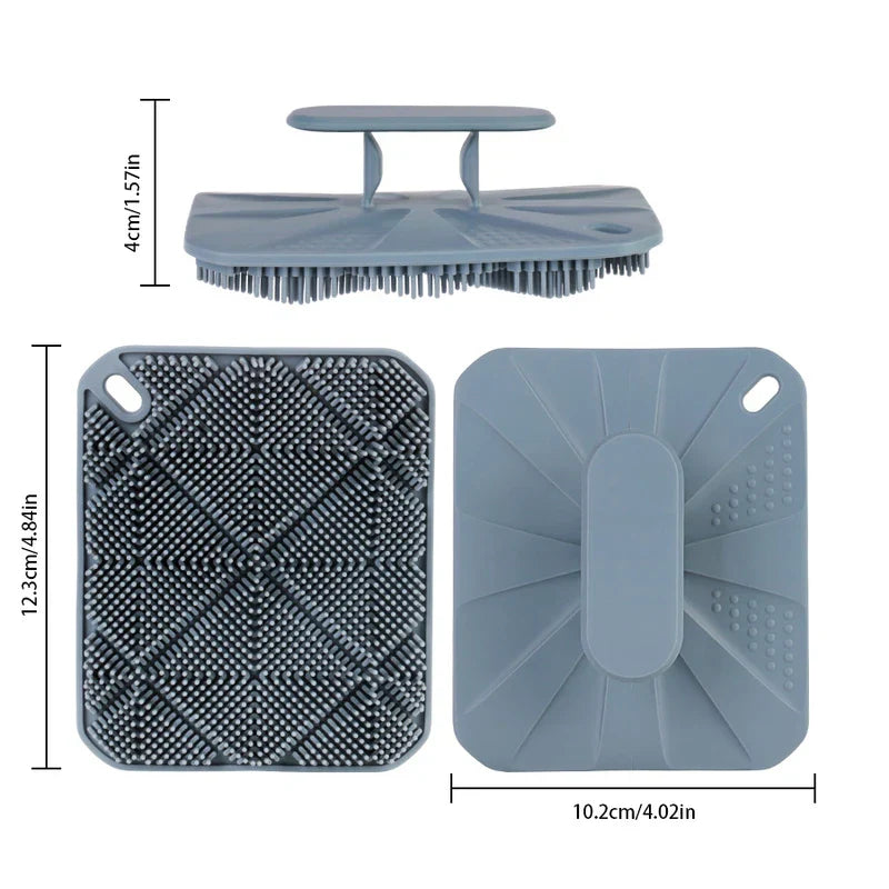 Square Portable Body Shower Brush