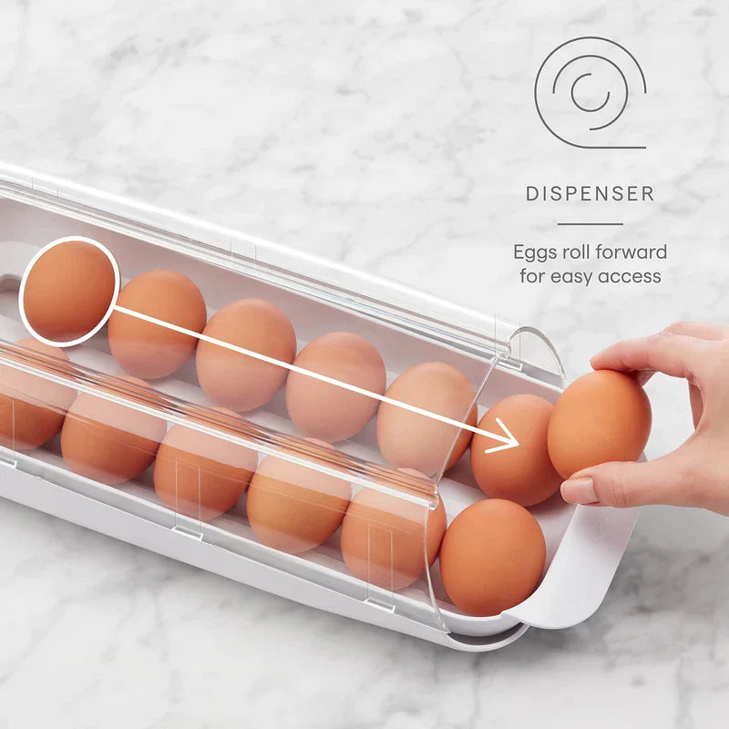 Stackable Plastic Egg Holder Storage Container