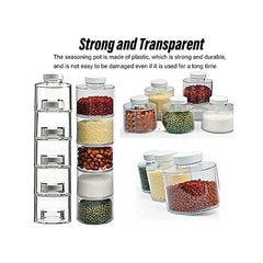 Stackable Tower Spice Jar Set