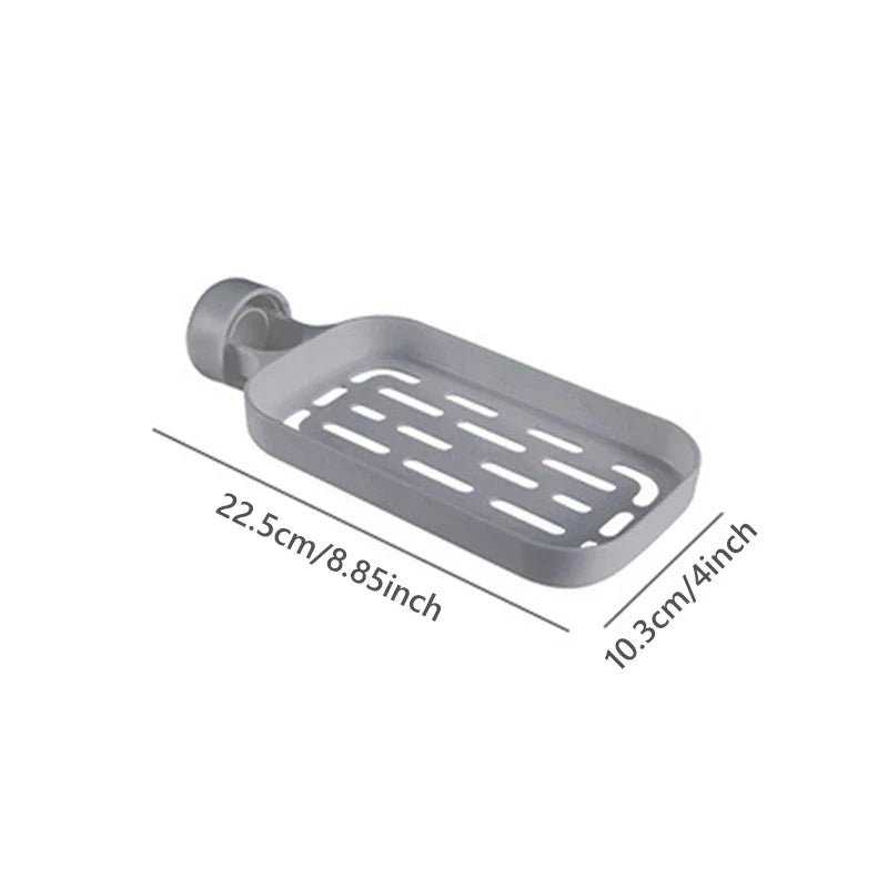 Stainless Steel Faucet Sponge Holder Sink Caddy