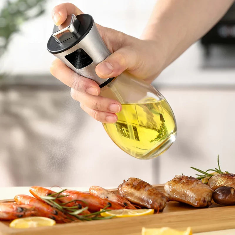 Stainless Steel Glass Oil Sprayer Mister
