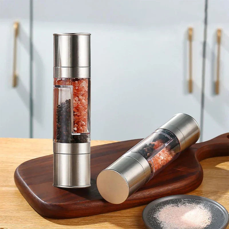Stainless Steel Manual Grinder Mill (Spice-Salt-Pepper)