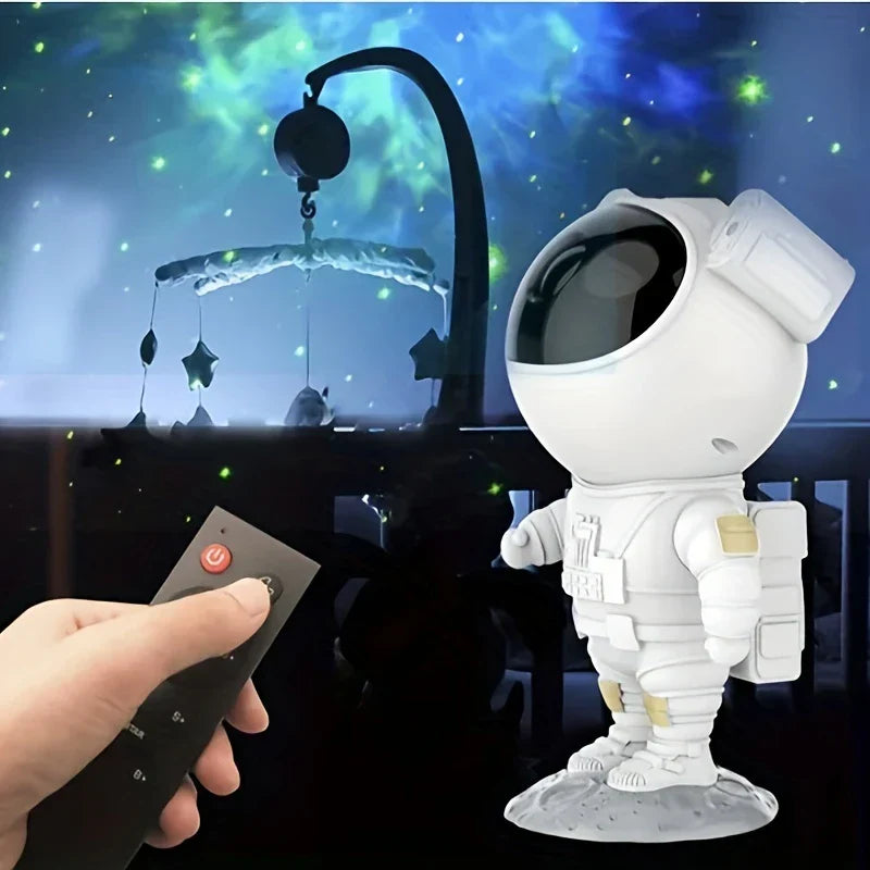 Standing Astronaut Galaxy Star Projector Lamp