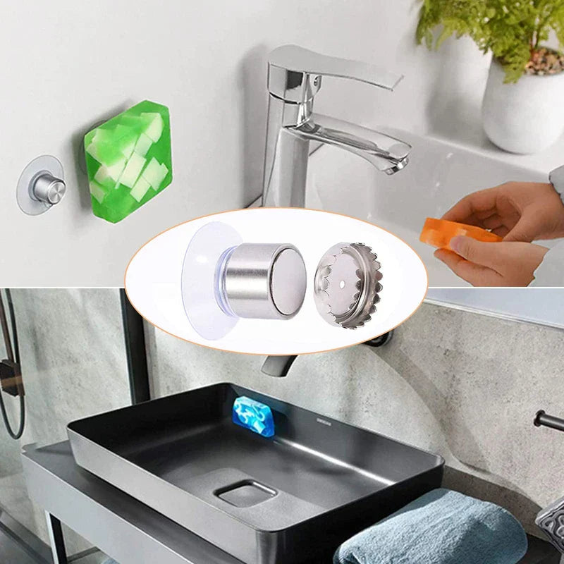 Suction Cup Soap Dish Holder Rack