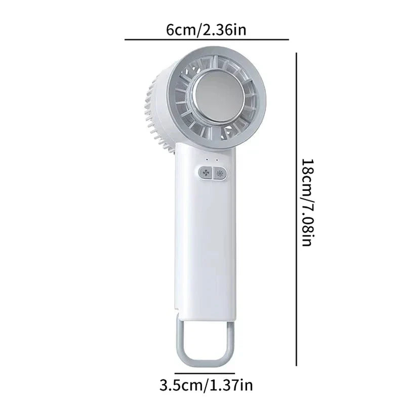 Summer Pocket Cooling Fan Rechargeable Device
