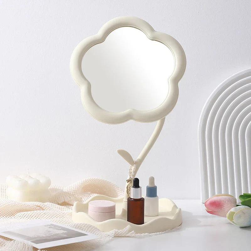 Sunflower Design Vanity Makeup Mirror Desktop