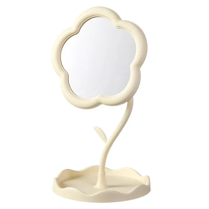 Sunflower Design Vanity Makeup Mirror Desktop