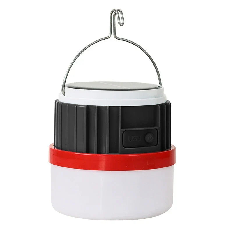Telescopic Solar Rechargeable Camping Lantern Light