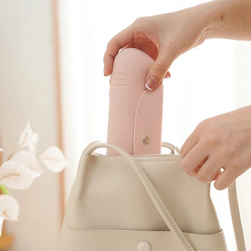 Travel Makeup Brush Holder Bag
