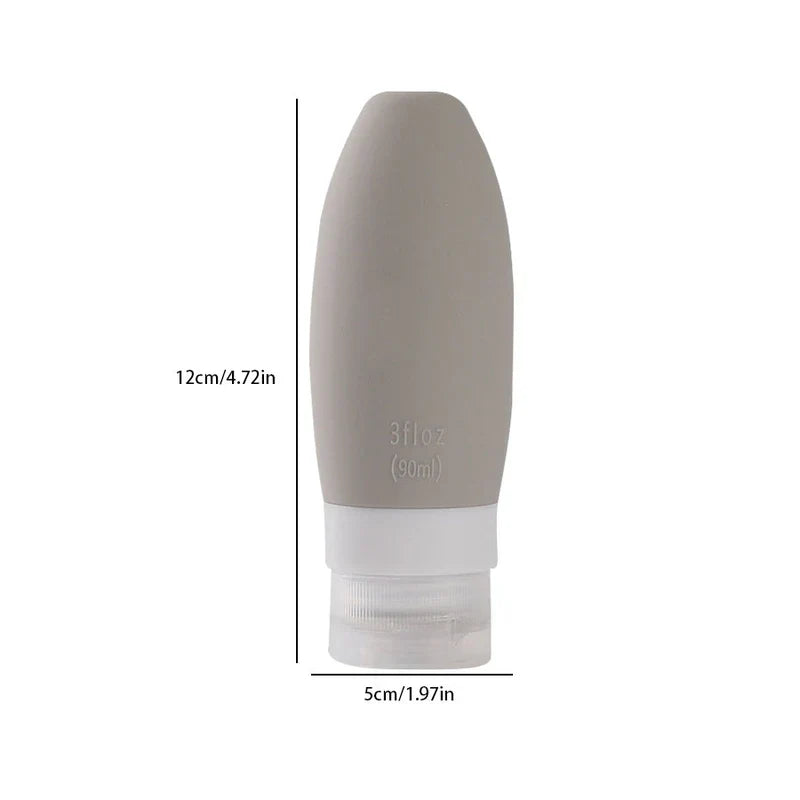 Travel Toiletry Bottles Set 4 Piece Refillable