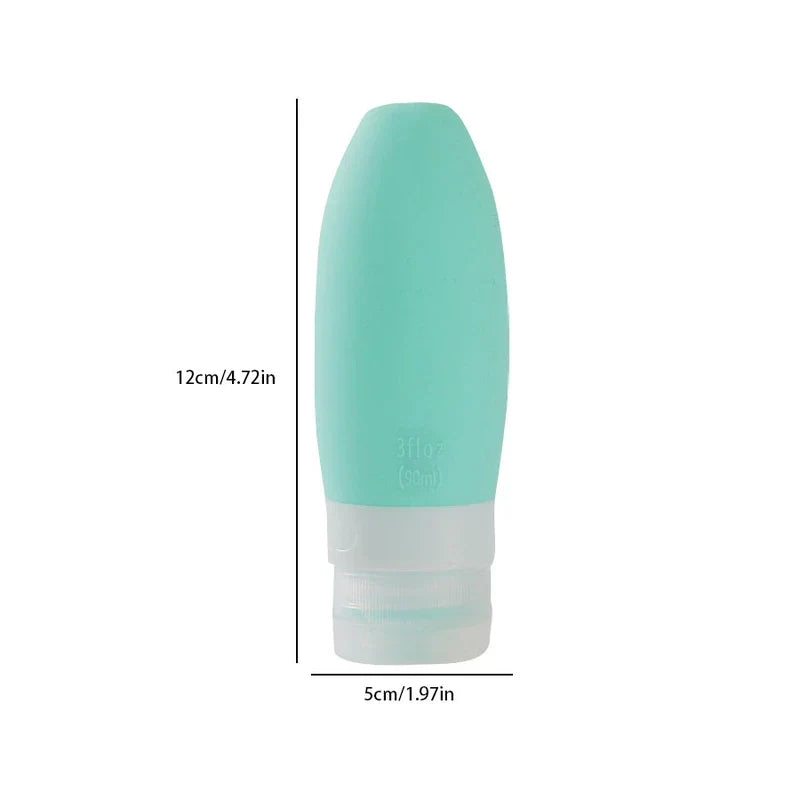 Travel Toiletry Bottles Set 4 Piece Refillable