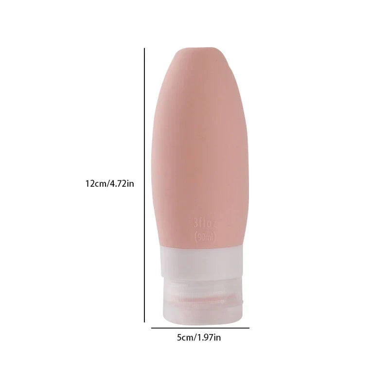 Travel Toiletry Bottles Set 4 Piece Refillable