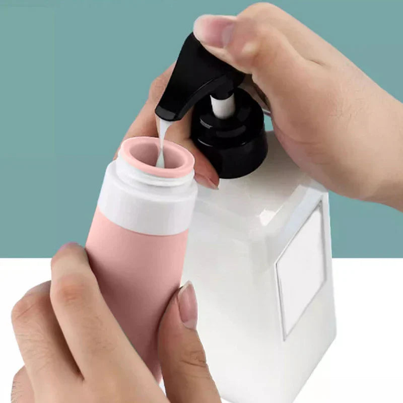 Travel Toiletry Bottles Set 4 Piece Refillable