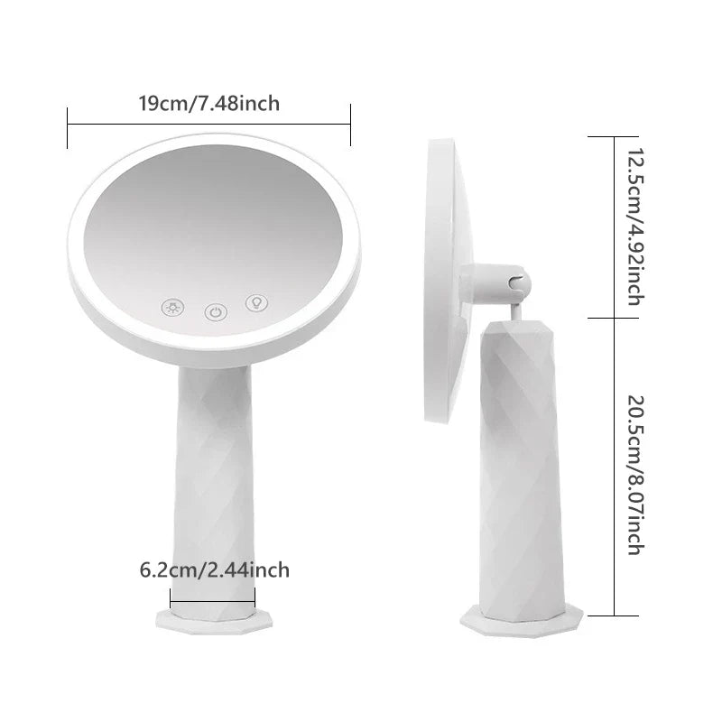 Tri-Fold LED Lighted Vanity Makeup Mirror