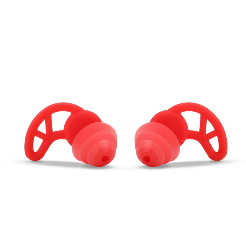 Triple Flange Noise Cancelling Ear Plugs