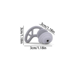 Triple Flange Noise Cancelling Ear Plugs
