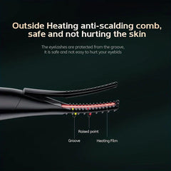 USB Rechargeable Heated Eyelash Curler