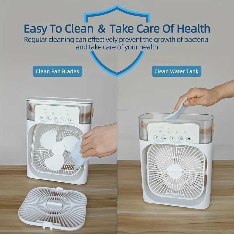 USB Rechargeable Personal Air Cooler Fan