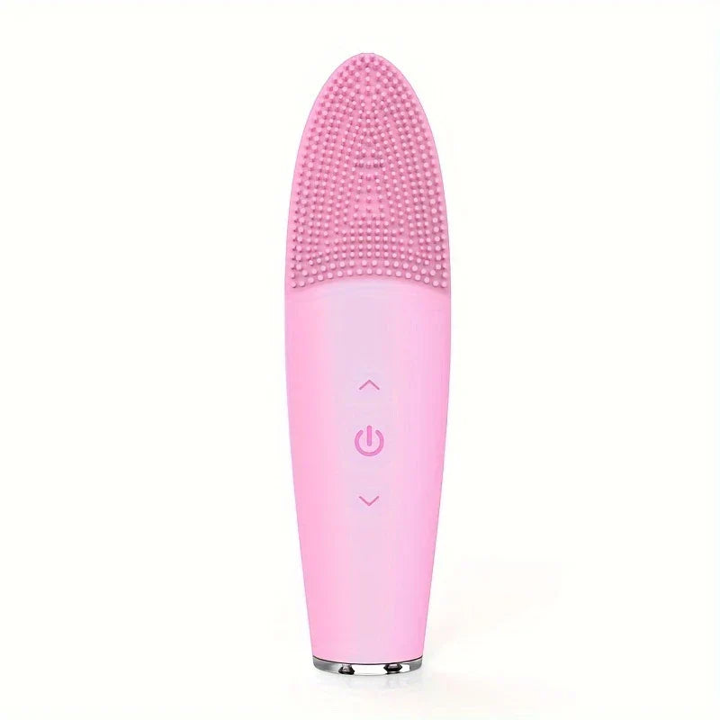 Ultrasonic Silicone Facial Cleansing Brush Waterproof