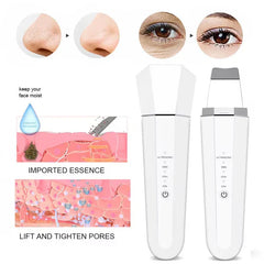 Ultrasonic Skin Scrubber Spatula