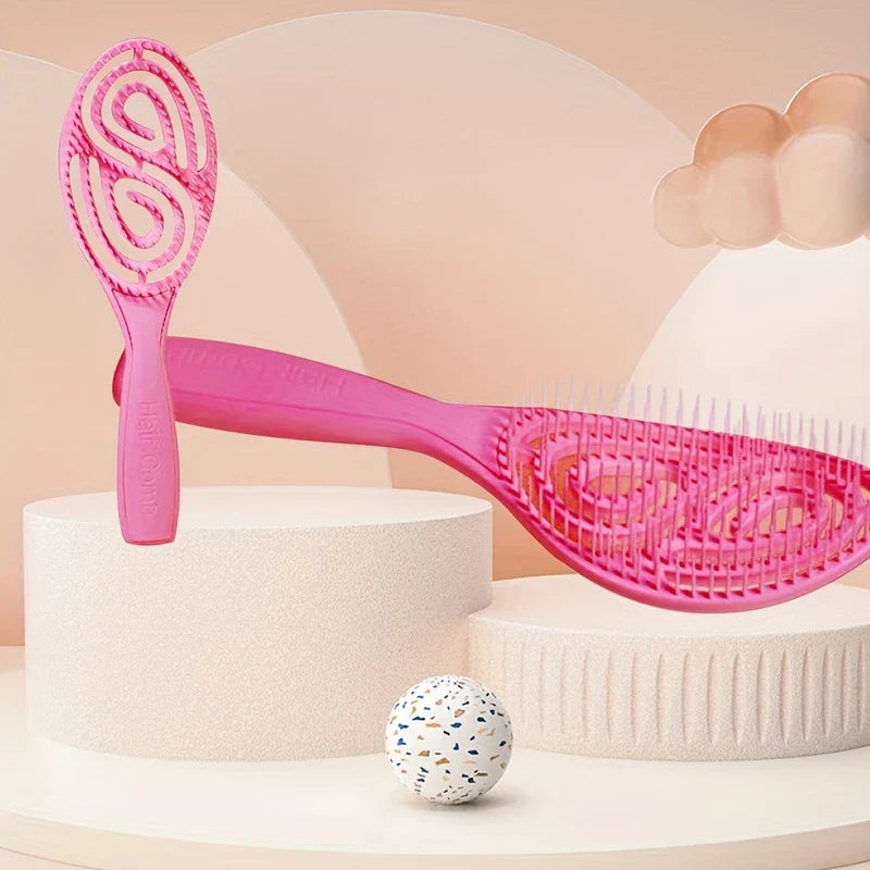 Vented Detangling Paddle Hair Brush Long Handle