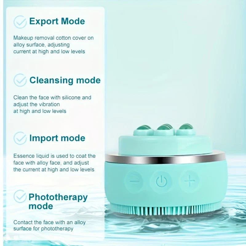 Vibrating Facial Brush with Graphene Heat USB
