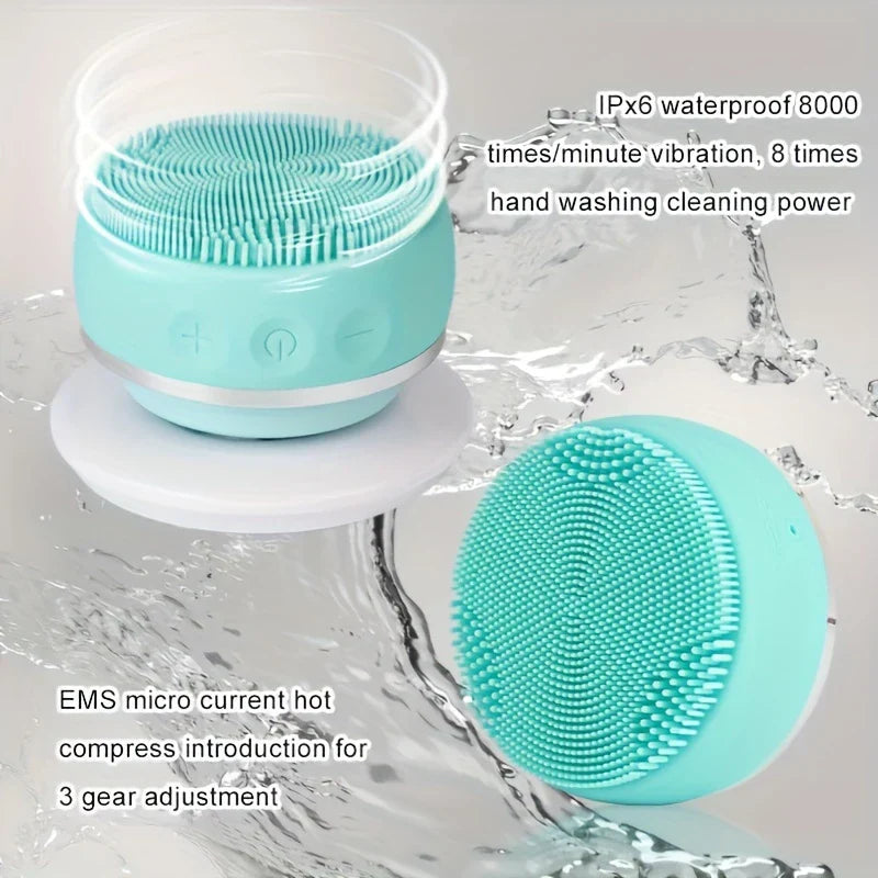 Vibrating Facial Brush with Graphene Heat USB