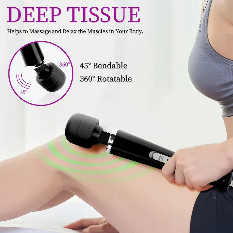 Vibrating Massage Stick Wand Roller Deep Tissue